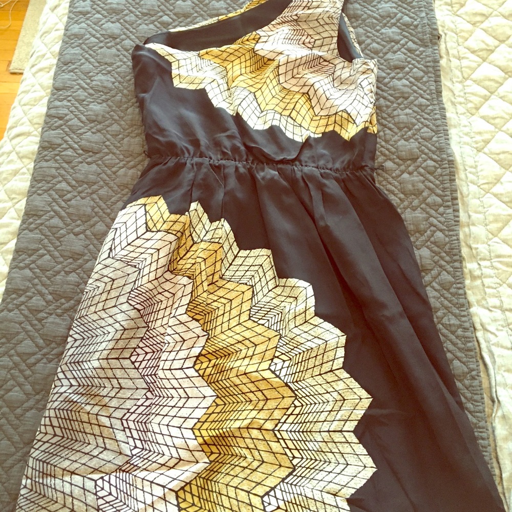 Aztec BCBG One Shoulder Dress